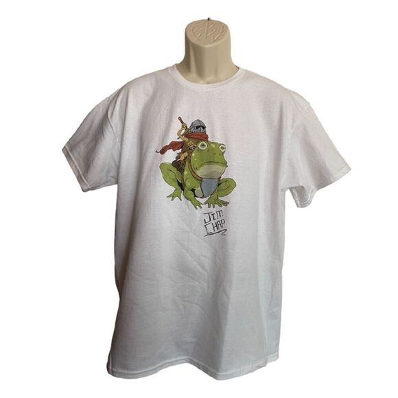 Potato Knight Designs Autographed White T-shirt Size L Gift With Purchase - Picture 2 of 9